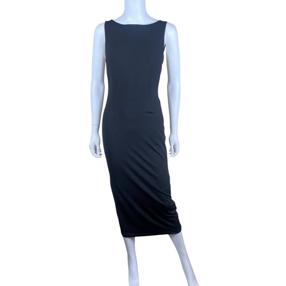 VIVI VICI Sharon Midi Black Cocktail Dress - Picture 6 of 15